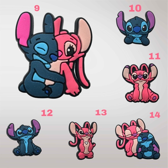 Stitch and Angel Shoe Charms - Picture 3 of 3